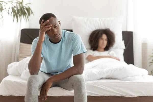 Man upset about ED symptoms St Ives