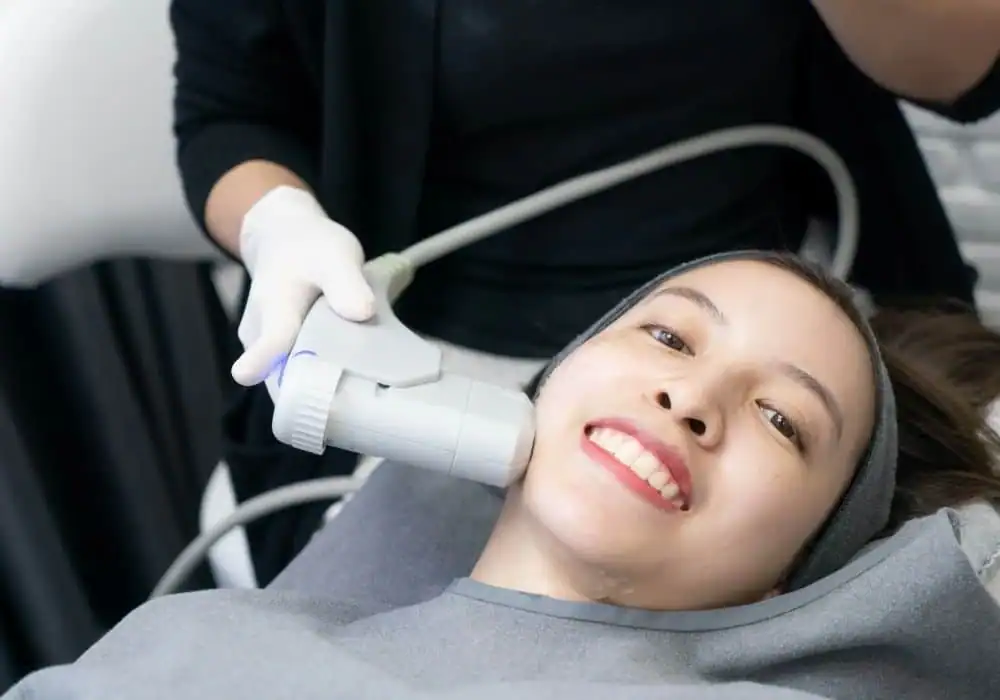 HIFU treatment St Ives in progress