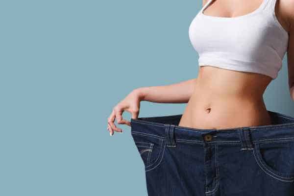 woman after fat reduction treatment St Ives