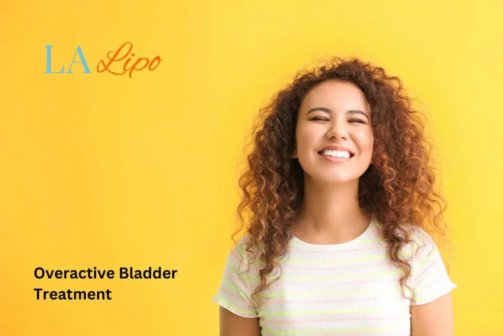 woman smiling about overactive bladder treatment St Ives solutions