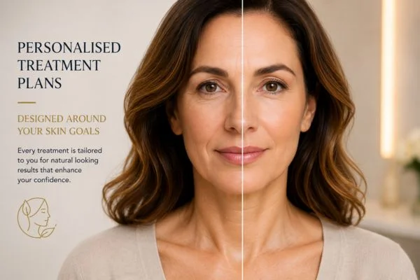 Before and after results of Collagen Lift Therapy St Ives